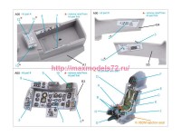 QD+72150   3D Декаль интерьера кабины МиГ-29 9-13 (7278 Звезда) (с 3D-печатными деталями) (attach3 80101)
